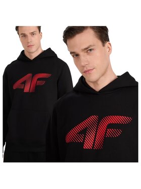 4F 4F Felpa 4FWMM00TSWSM1766-020S Rosso Regular Fit