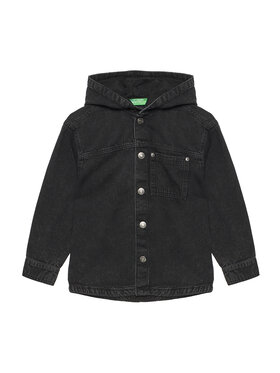 United Colors Of Benetton United Colors Of Benetton Джинсова сорочка 5PWACQ03X Сірий Regular Fit