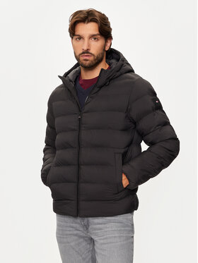 Tommy Hilfiger Tommy Hilfiger Geacă de iarnă MW0MW37257 Negru Regular Fit
