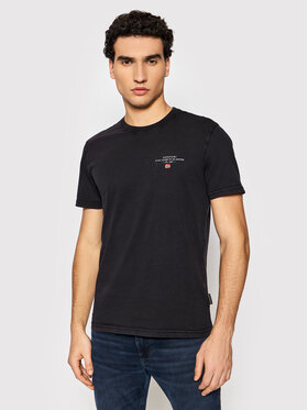 Napapijri Napapijri T-Shirt Selbas NP0A4GBQ Czarny Regular Fit