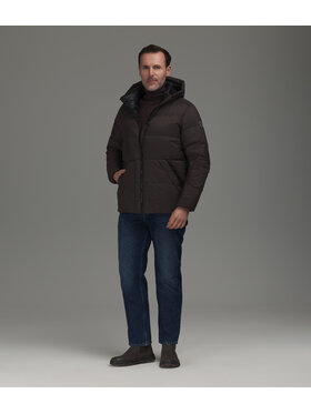 Lee Cooper Lee Cooper Kurtka jeansowa JEFFREY Brązowy ciemny Regular Fit
