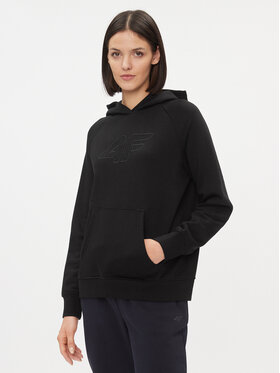 4F 4F Світшот 4FAW23TSWSF0765 Чорний Regular Fit