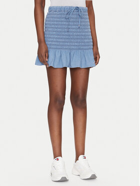 Tommy Jeans Tommy Jeans Spódnica mini DW0DW20273 Niebieski Regular Fit