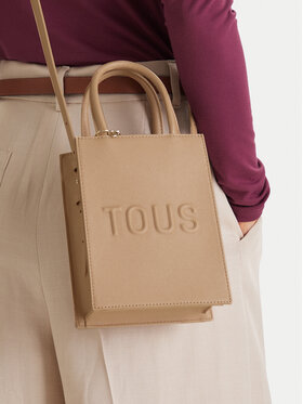TOUS TOUS Kabelka MINI BOLSO POP TOUS BRENDA 2002105943 Béžová