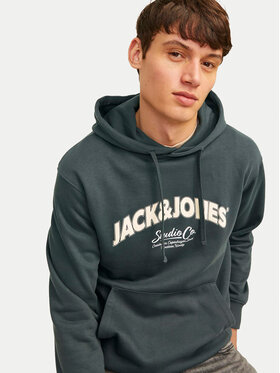 Jack&Jones Majica Dugih Rukava Bronx 12262919 Zelena Regular Fit