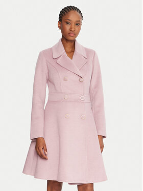 Rinascimento Rinascimento Kabát pro přechodné období CFC0125851003 Růžová Slim Fit