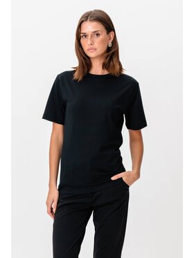 TeeShoppen TeeShoppen T-Shirt 'Oversized Collection' Czarny Oversize