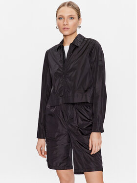 Rains Rains Ing 18930 Fekete Cropped Fit