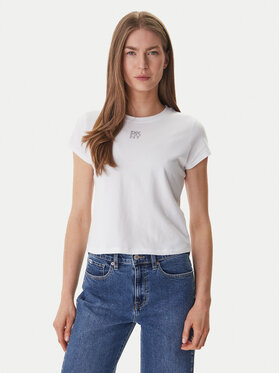 DKNY DKNY Tričko DJ6T1740 Biela Regular Fit
