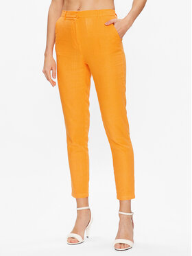 ONLY ONLY Spodnie materiałowe 15278713 Pomarańczowy Regular Fit