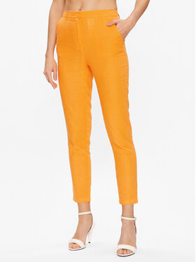 ONLY ONLY Текстилни панталони 15278713 Оранжев Regular Fit