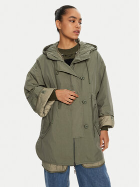 Weekend Max Mara Weekend Max Mara Cappotto di transizione Fumetto 2425026051 Cachi Loose Fit