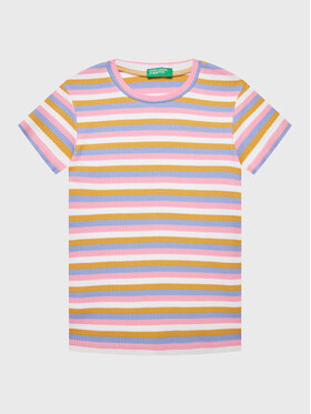 United Colors Of Benetton United Colors Of Benetton Tricou 3HFUG107A Colorat Regular Fit