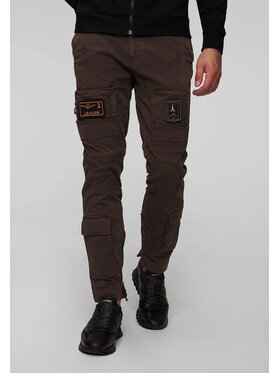 Aeronautica Militare Aeronautica Militare Pantaloni di tessuto Anti-G Marrone Regular Fit