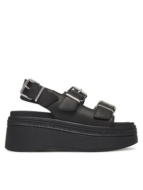 Tommy Jeans Tommy Jeans Sandały Tjw Wedge Sandal EN0EN02774 Czarny
