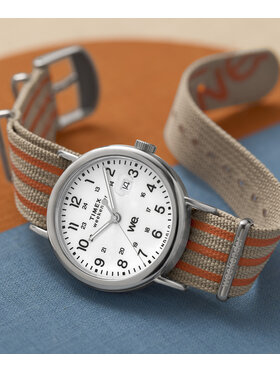 Timex Timex Hodinky TW2Y08900 Béžová