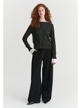TATUUM TATUUM Sweter MELA Szary Fitted Fit