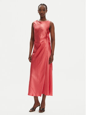 PINKO PINKO Koktel haljina Amico 105011 A2BU Koraljna Regular Fit