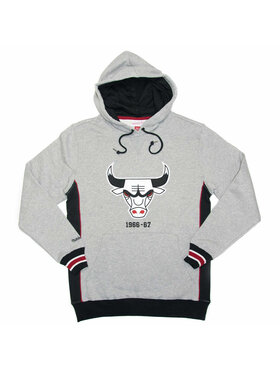 Mitchell & Ness Mitchell & Ness Bluza Pinnacle Heavyweight Fleece NBA Chicago Bulls Szary Standard Fit