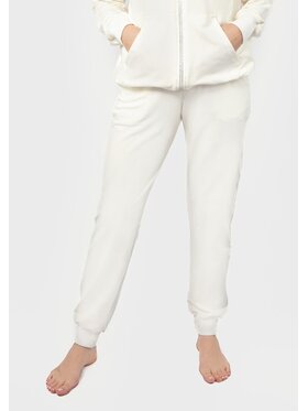 DKaren Sport DKaren Sport Spodnie materiałowe DK-K-B4 Écru Classic Fit