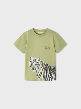 Mayoral Mayoral T-shirt 3007 Verde Regular Fit