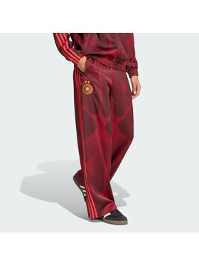 adidas adidas Spodnie materiałowe 153139 Czerwony Loose Fit