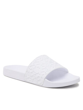 Tommy Hilfiger Tommy Hilfiger Mules / sandales de bain Rubber Th Monogram Pool Slide FM0FM04464 Blanc