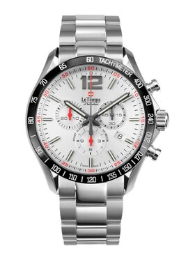 Le Temps Le Temps Zegarek LT1041.17BS01 Srebrny