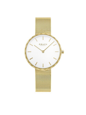 Obaku Obaku Hodinky Folder V252LXGIMG Zlatá
