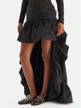 PINKO PINKO Maxirock 105642 Y3LE Z99 Schwarz Regular Fit