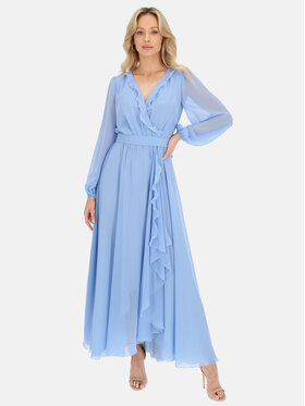 L’AF L’AF Sukienka koktajlowa Bella Błękitny Regular Fit