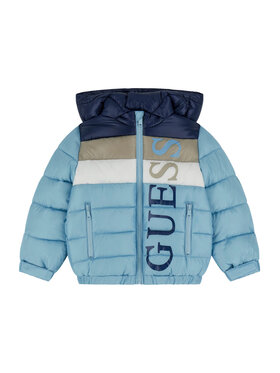 Guess Guess Zimní bunda N5BL09 WEGY0 Modrá Regular Fit