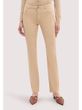 Trussardi Trussardi Spodnie materiałowe P7019300363N012 Kremowy Regular Fit