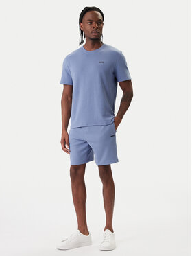 BOSS BOSS Спортивні шорти Waffle 50535884 Блакитний Regular Fit