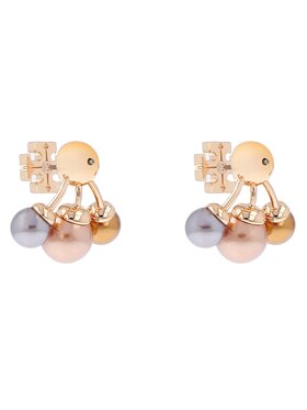 Tory Burch Tory Burch Auskarai Kira Pearl Front-Back Earring 153672 Ruda