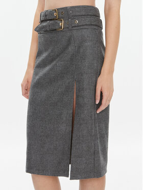 Pinko Pinko Midi sijonas Goldie 102296 A07P Pilka Regular Fit