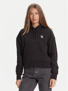 KARL LAGERFELD KARL LAGERFELD Bluză A3W20053 Negru Regular Fit