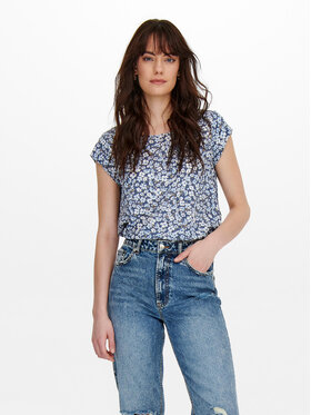 ONLY ONLY Blusa Vic 15161116 Blu Regular Fit