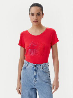 Liu Jo Beachwear Liu Jo Beachwear T-Shirt VA5157 JS360 Rot Regular Fit