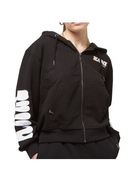 Karl Kani Karl Kani Mikina Retro Full Zip Hoodie Černá Regular Fit