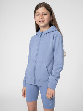 4F 4F Bluză 4FJSS23TSWSF216 Albastru Regular Fit
