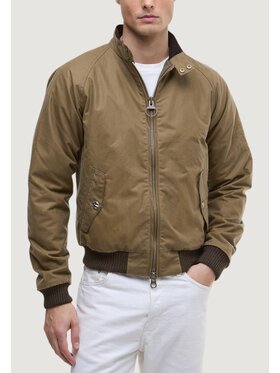 Barbour International Barbour International Kurtka skórzana MERCHANT WAX Brązowy Casual Fit