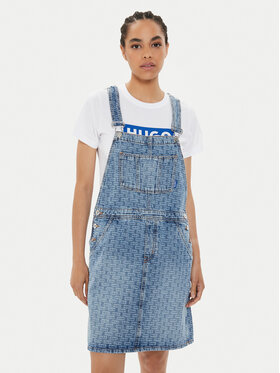HUGO Hugo Jeans haljina Garli_B 50513727 Plava Regular Fit