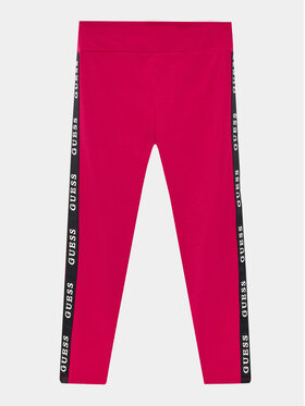 Guess Guess Legginsy J2YB09 KABR0 Różowy Slim Fit