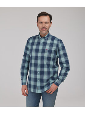 Lee Cooper Lee Cooper Koszula NEW TENBY Niebieski Comfort Fit