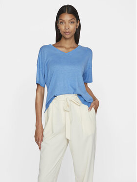 Vila Vila Tricou Abella 14089540 Albastru Relaxed Fit