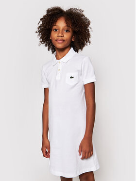 Lacoste Lacoste Kasdieninė suknelė EJ2816 Balta Regular Fit