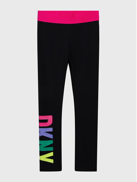 DKNY DKNY Colanți D34A68 M Negru Slim Fit