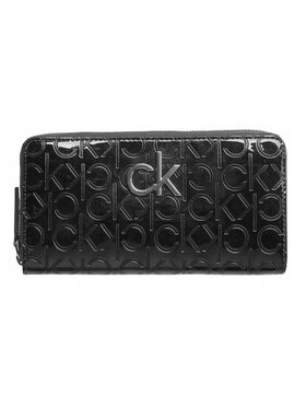 Calvin Klein Calvin Klein Portfel PORTFEL DAMSKI Czarny