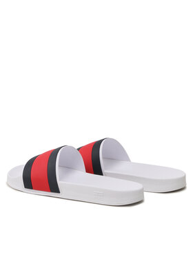 Tommy Hilfiger Natikači Rubber Th Flag Pool FM0FM04236 Bela